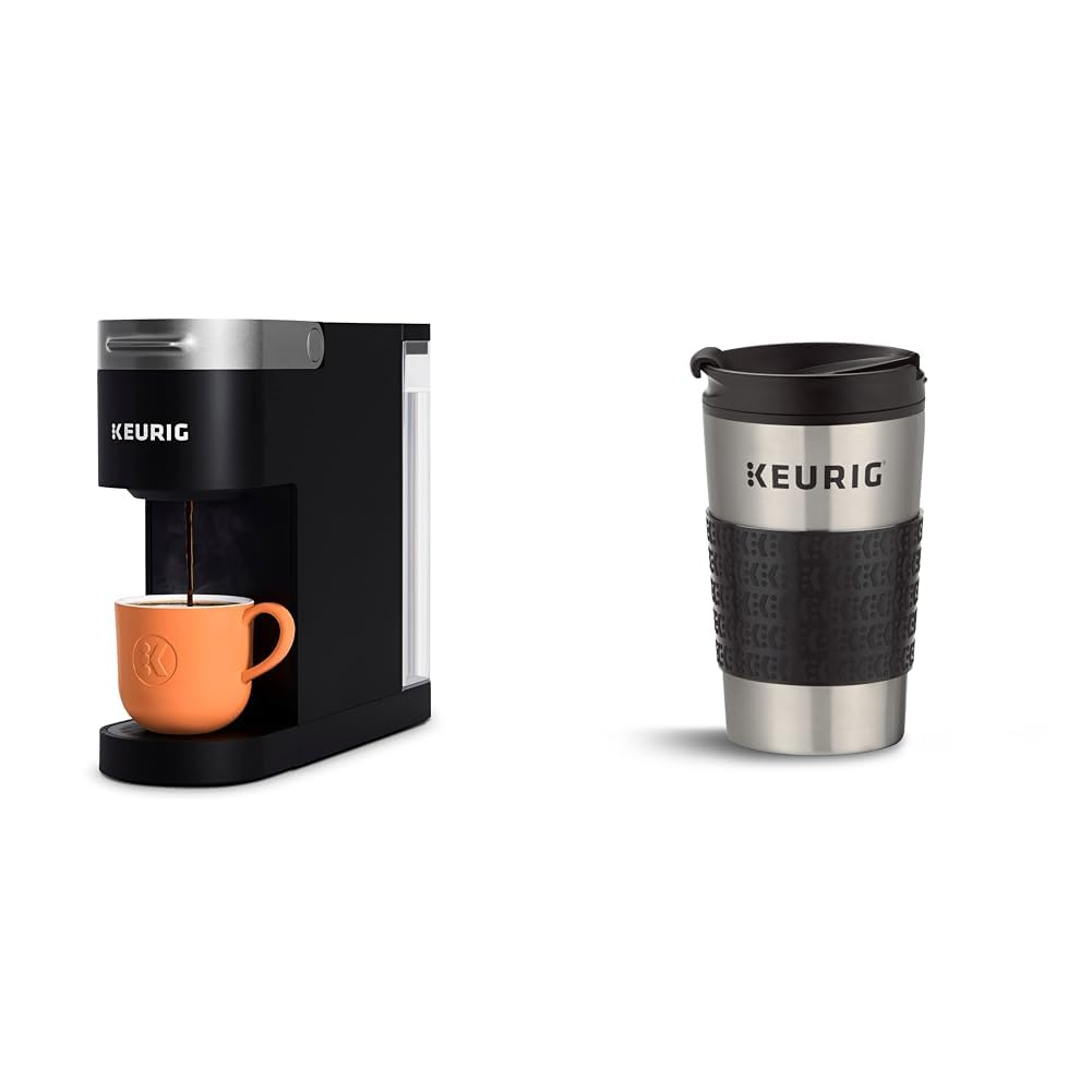 Single Serve K-Cup Pod Coffee Maker with Travel Mug J53650