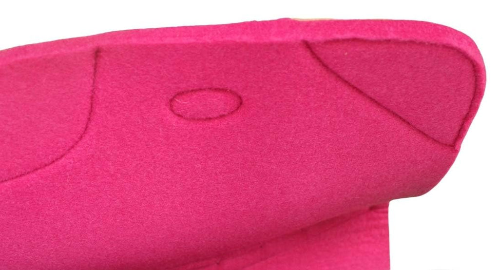 Contoured Wool Felt Moisture Wicking Saddle Pad R939