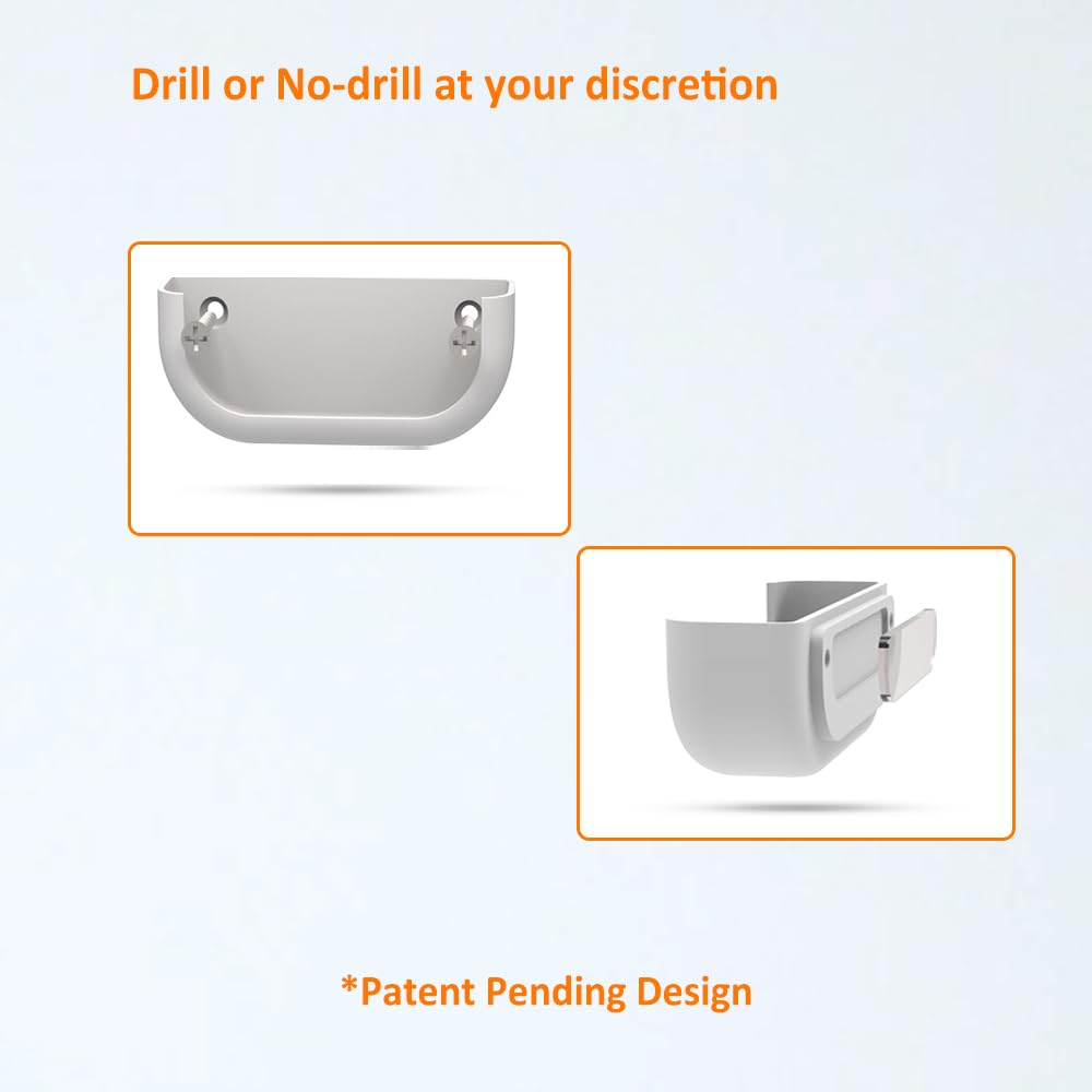 White Wall Mount Bracket with USB-C Cable V92255