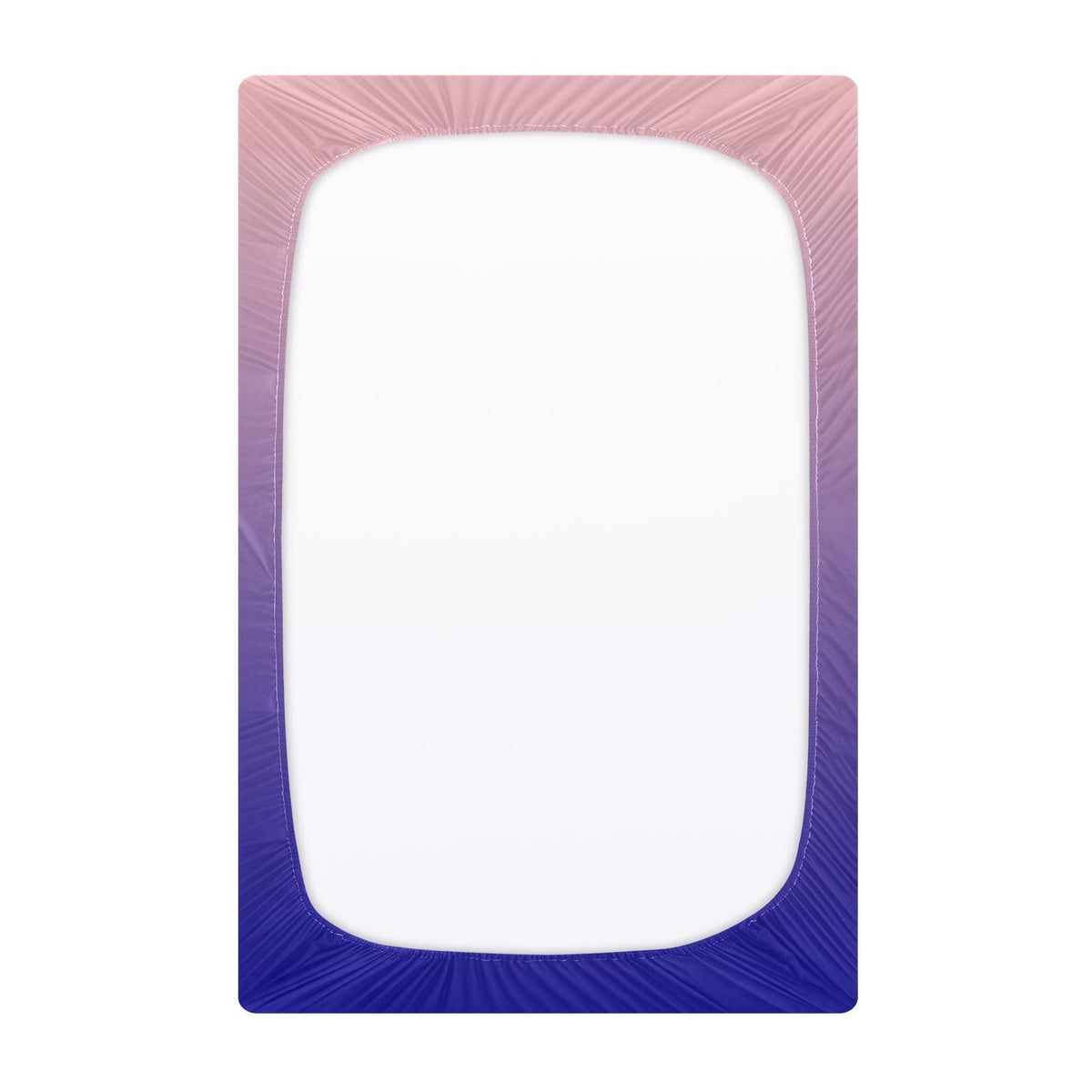 Dark Blue Pink Fitted Crib Sheet Microfiber E96800