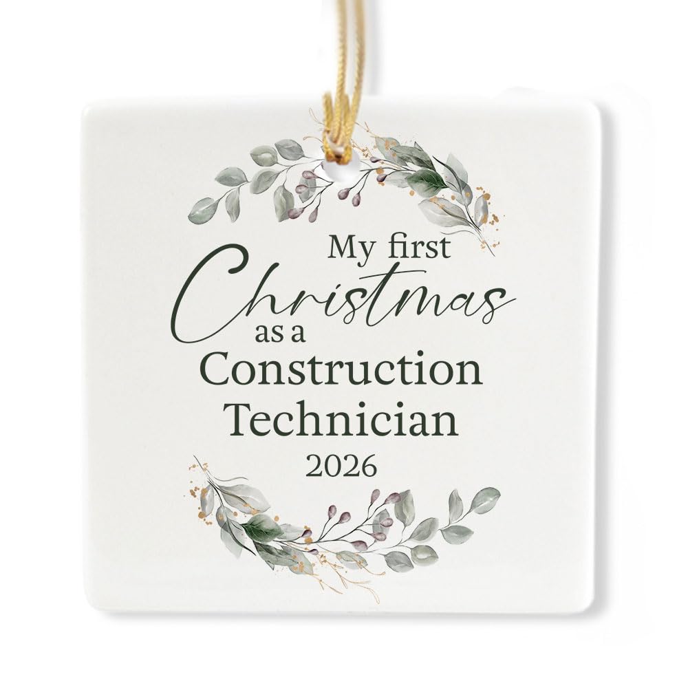 Ceramic 3-inch Square Ornament Z76769