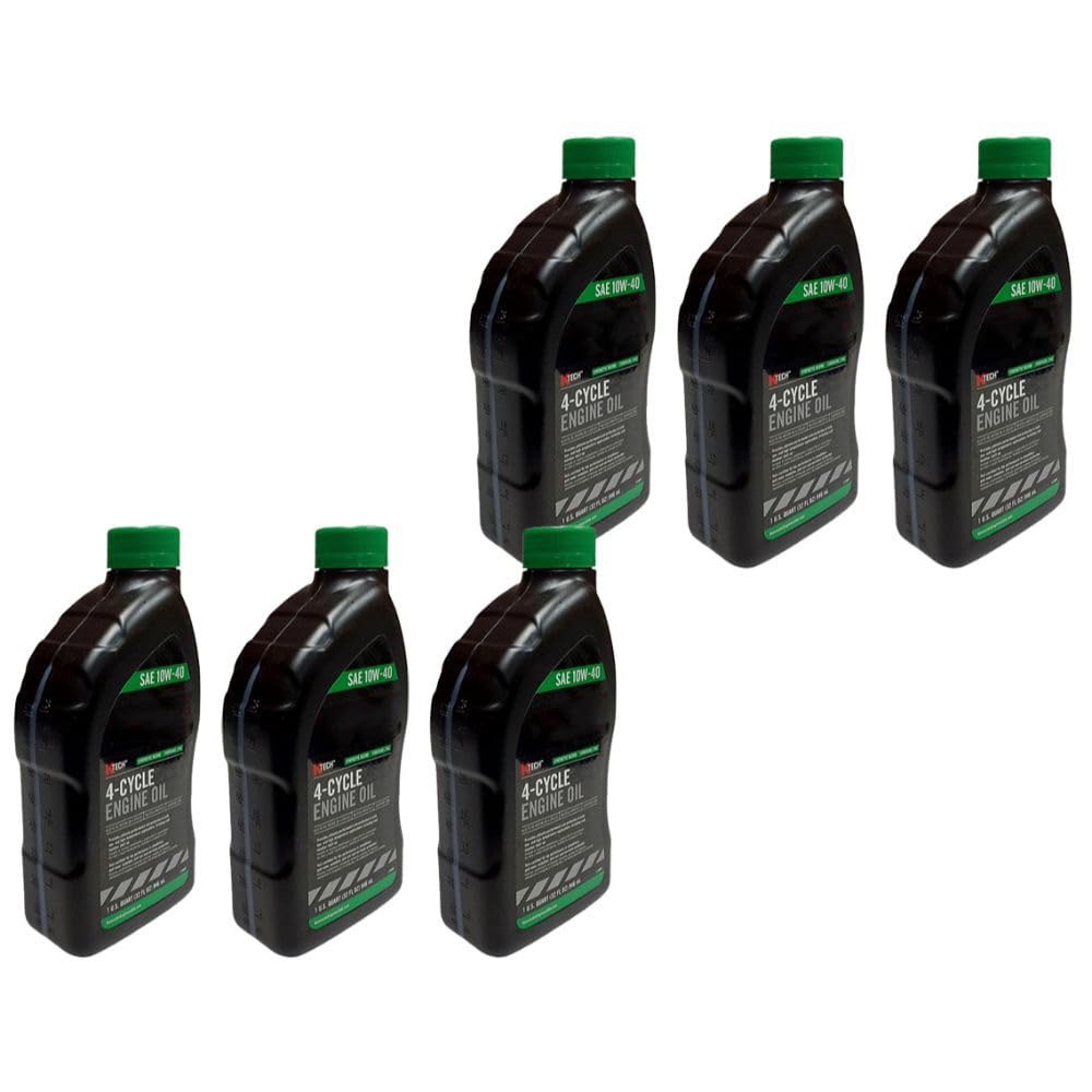 6 Pack SAE 10W-40 4-Cycle Engine Oil B3798