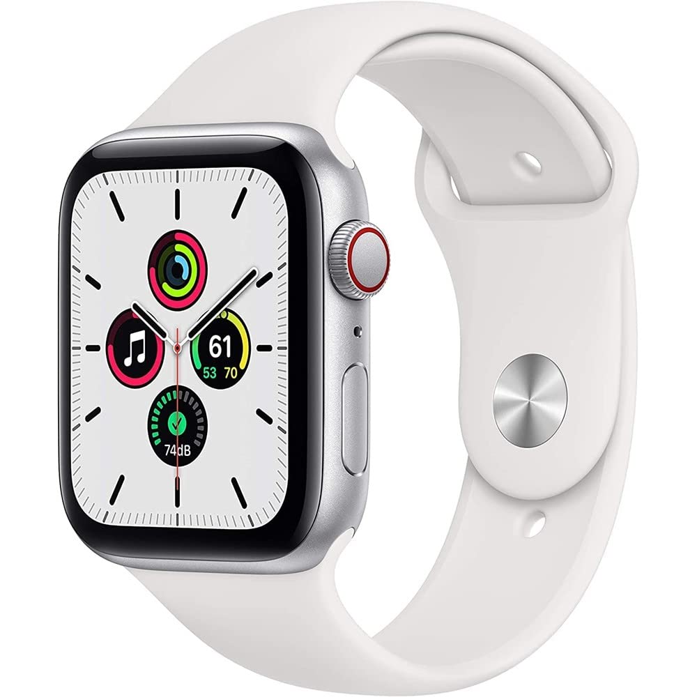 Silver Aluminum Case with White Sport Band 40mm Smartwatch Q317
