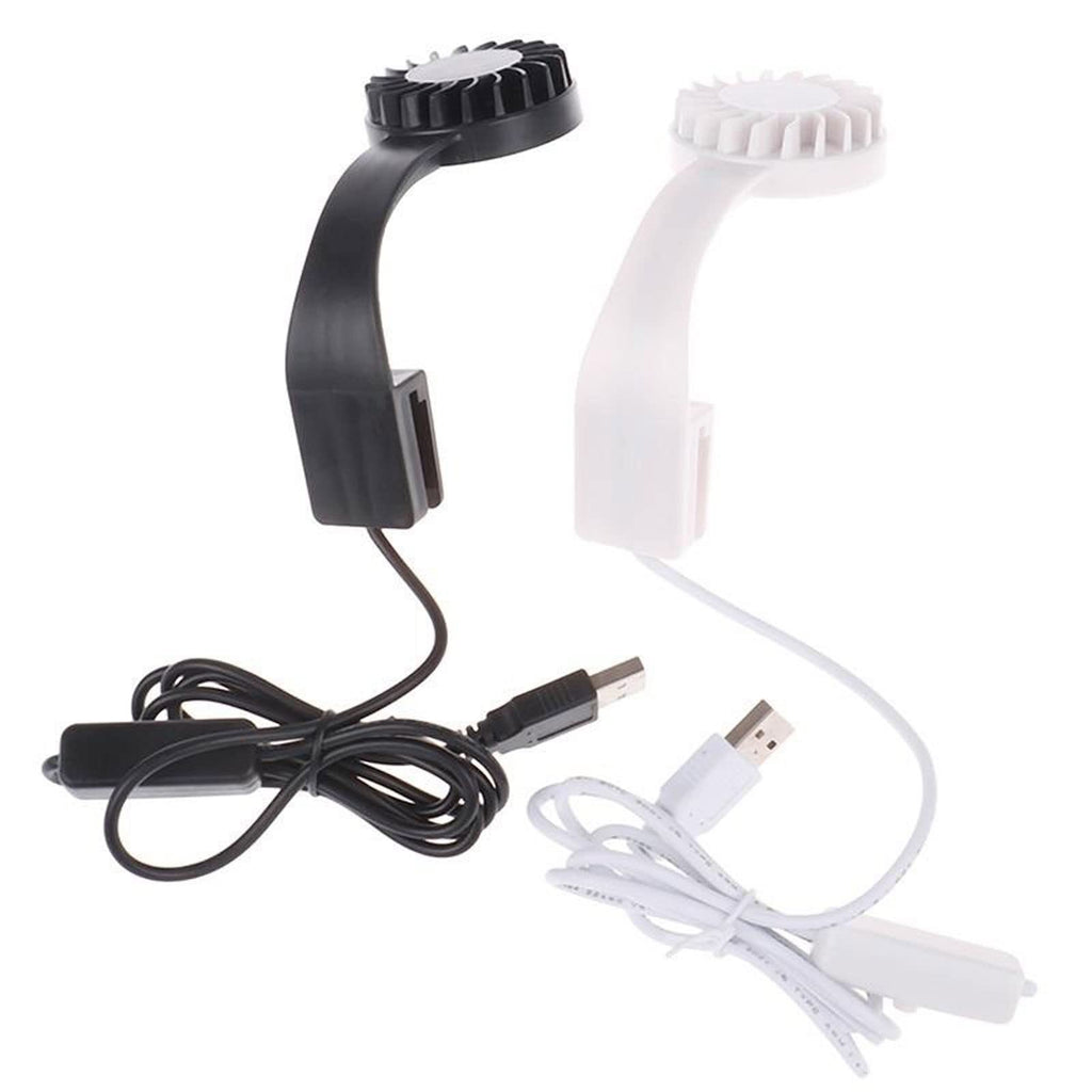 White USB Charging Clip-Type Mini Aquarium Light P390293
