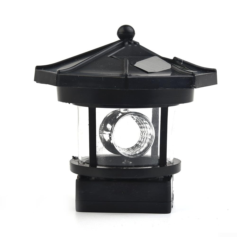 Solar Rotating Lighthouse L8862
