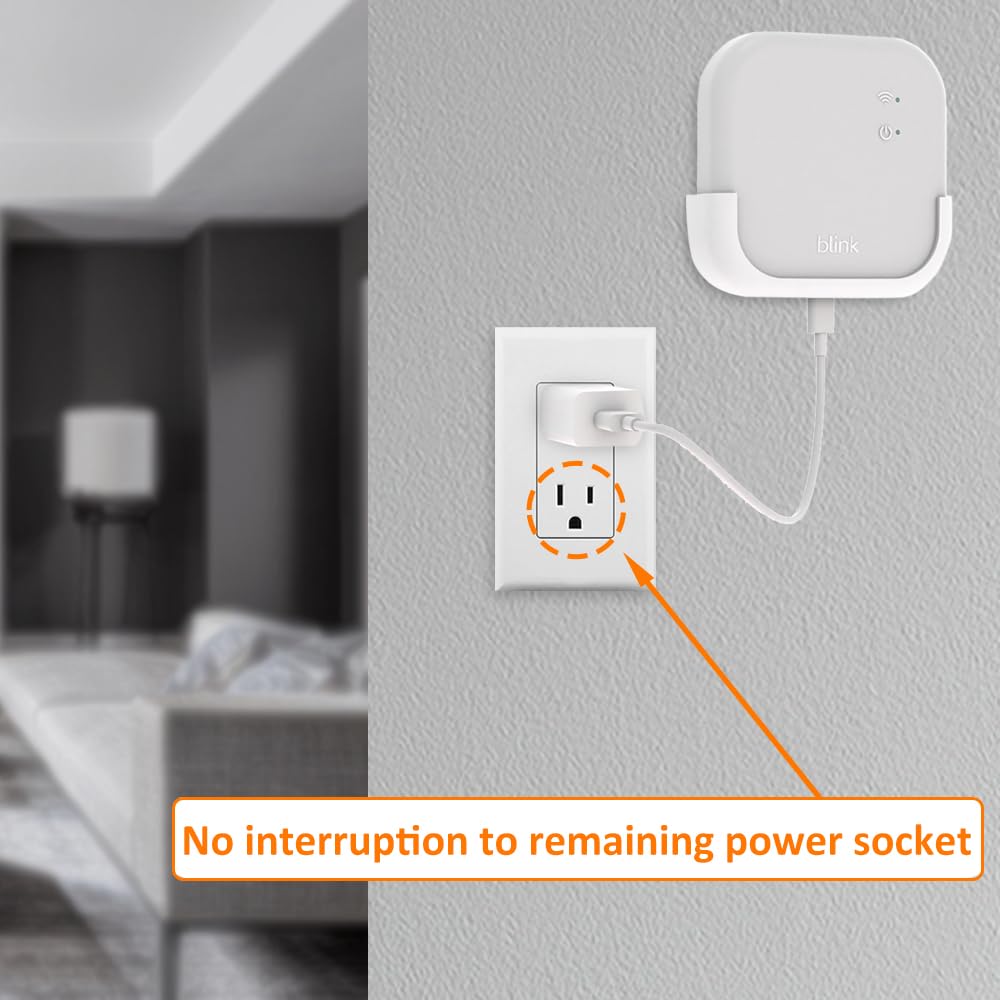 White Wall Mount Bracket with USB-C Cable V92255