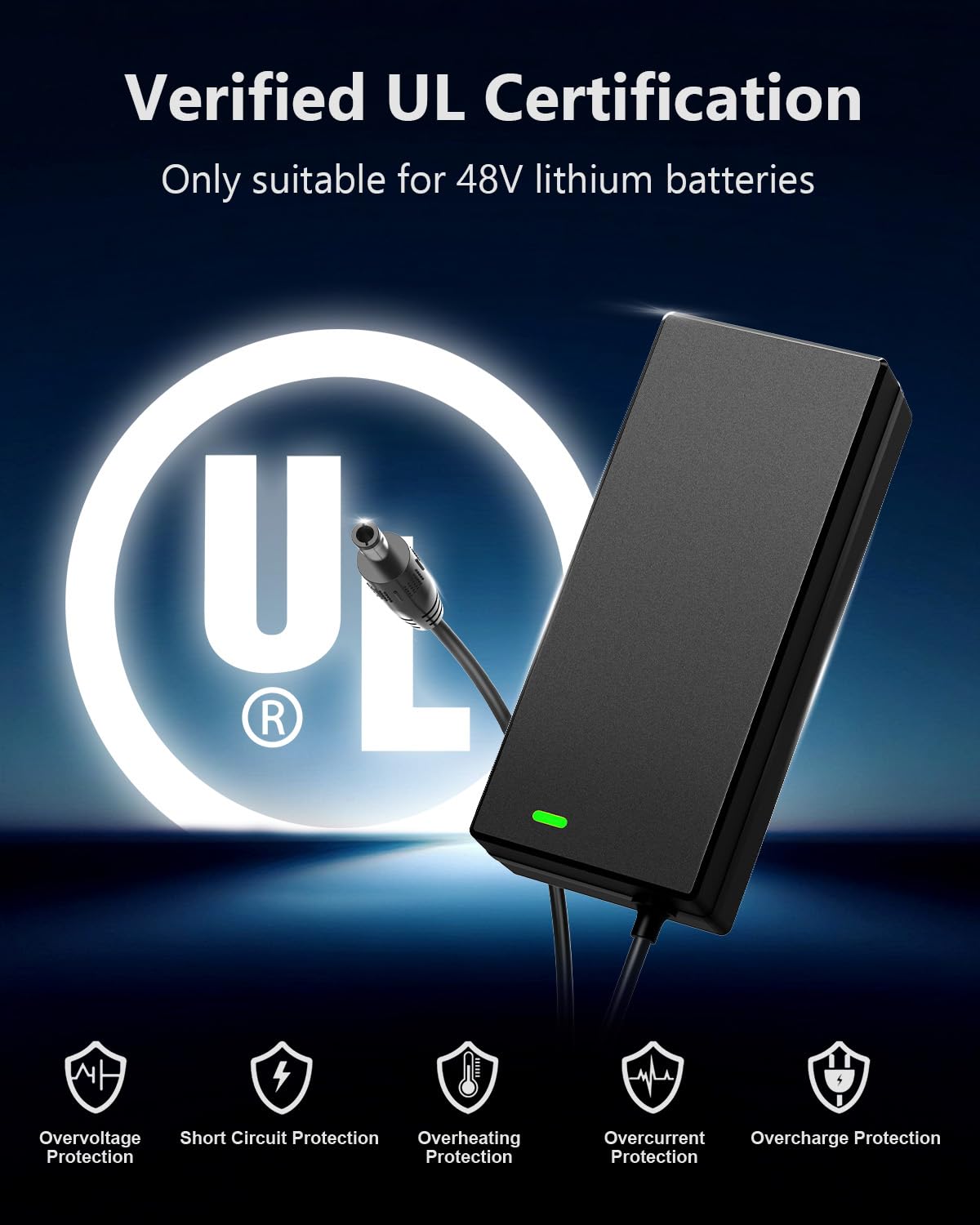 54.6V 2A Lithium Battery Charger R50458