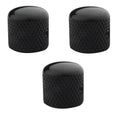 Black Metal Dome Control Knob 3Pcs B941236