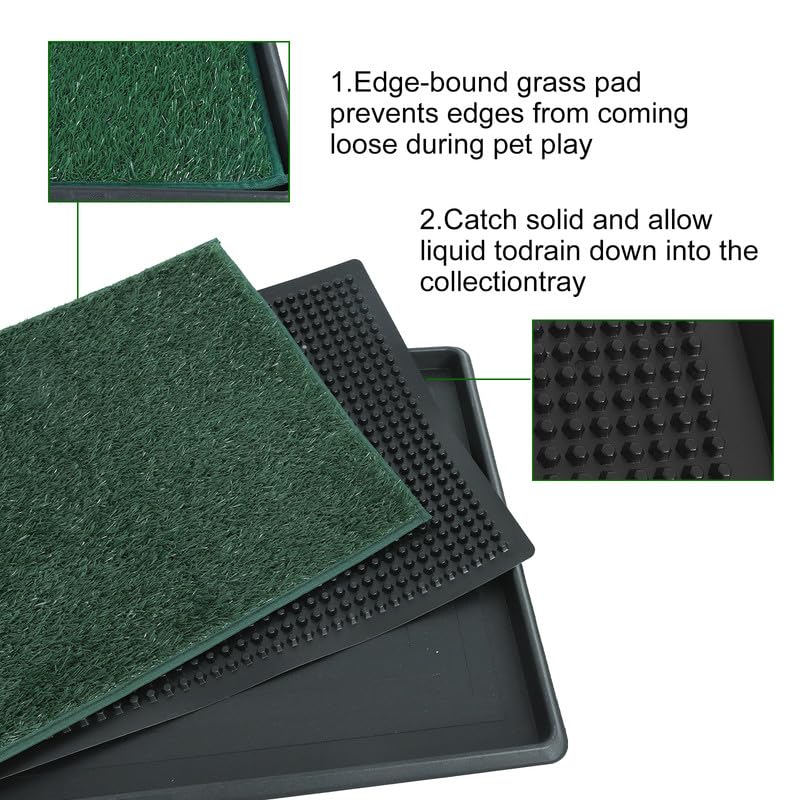 20x25 Inch Dog Grass Pad with Tray N22693