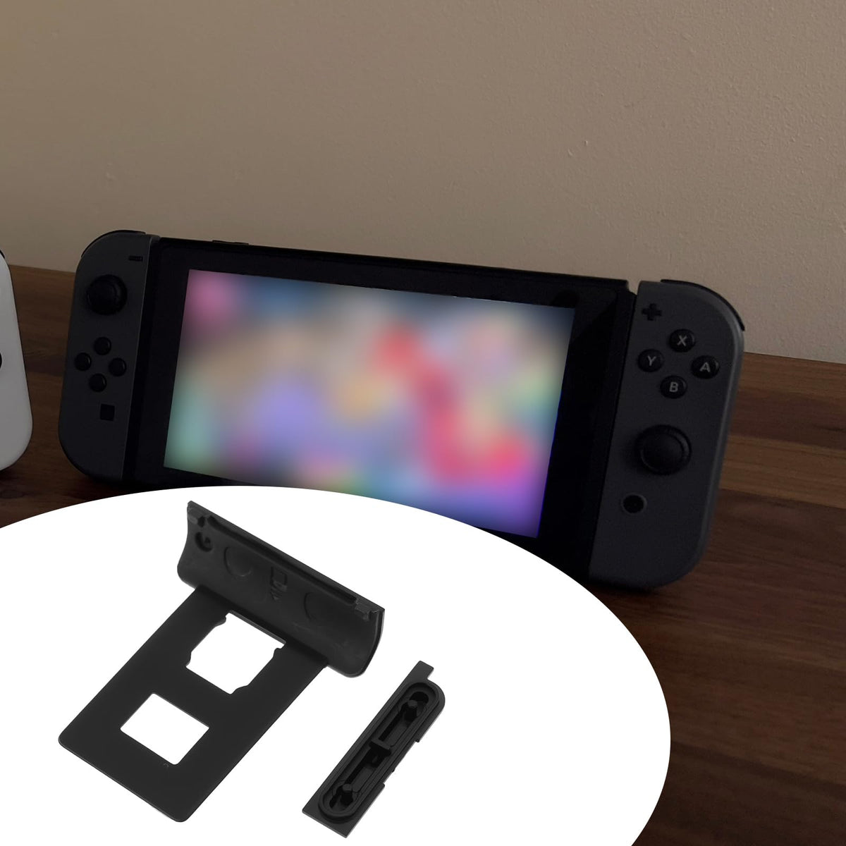 Black Game Console Power Volume Button Card Slot Cover G117070