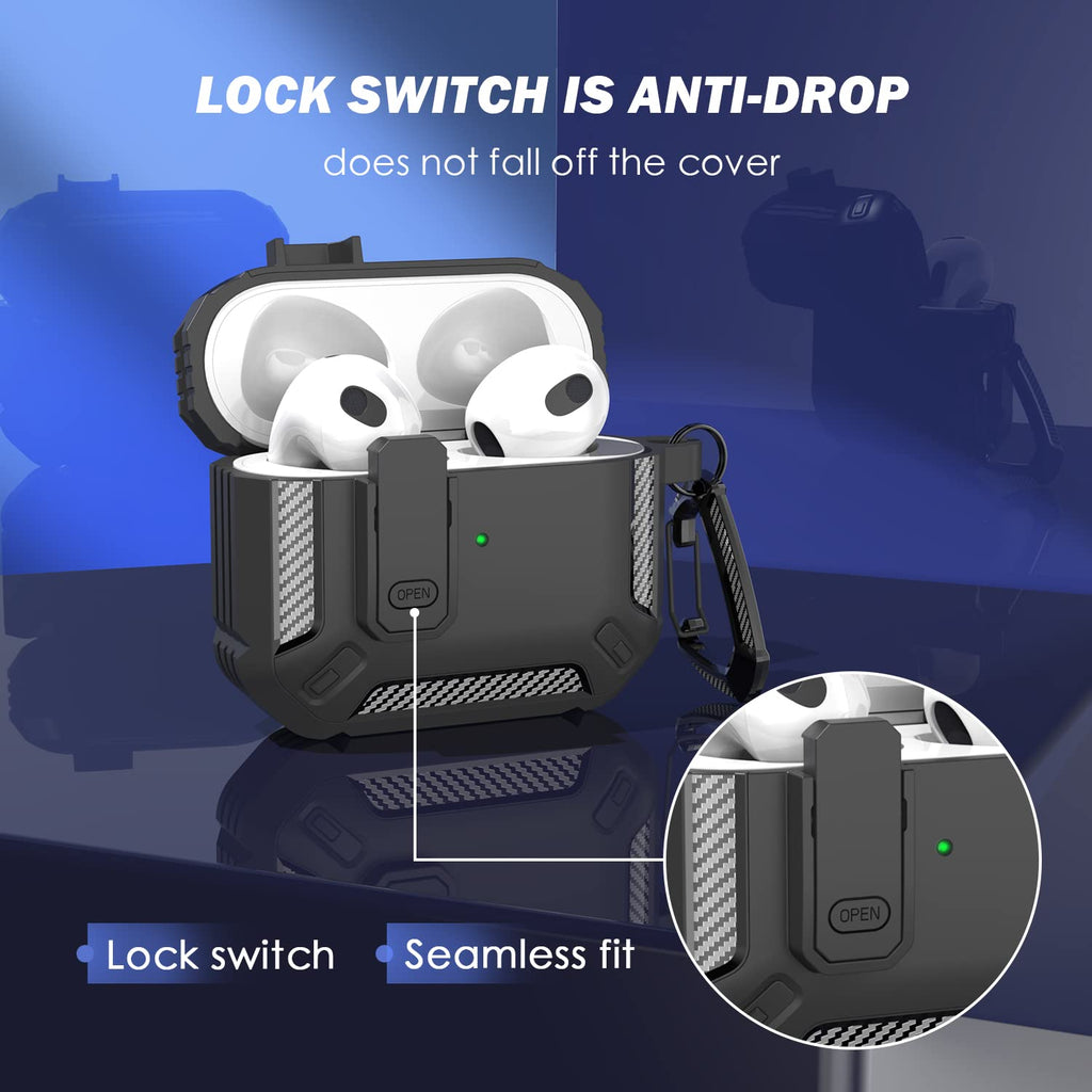 Black AirPods 3rd Generation Case M3399