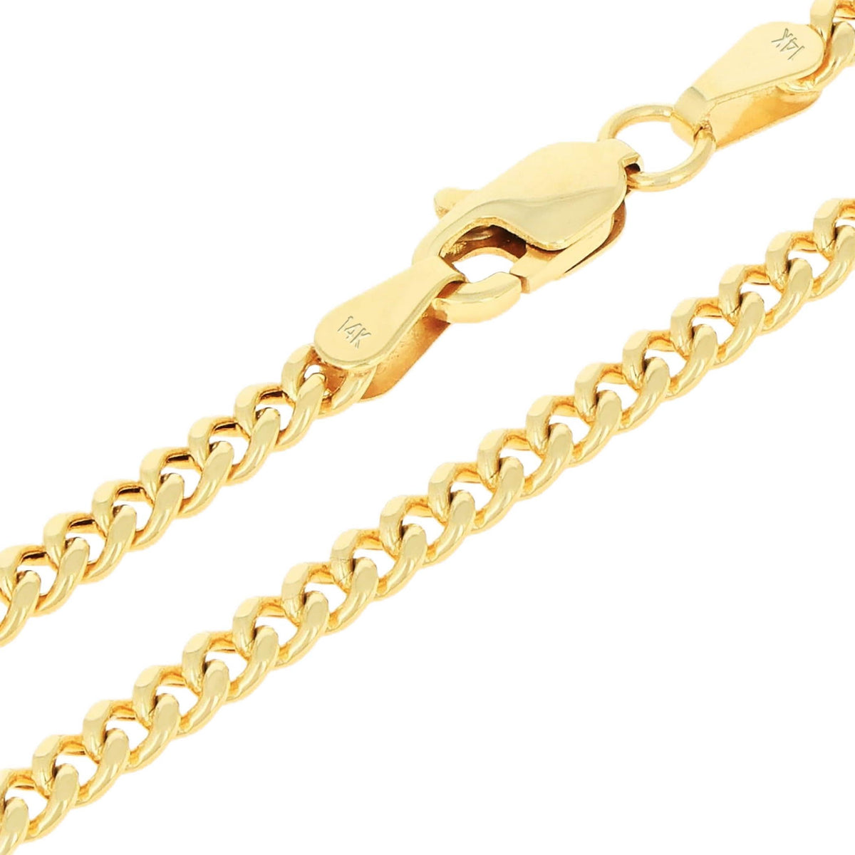 14k Yellow Gold Cuban Chain Necklace M79533