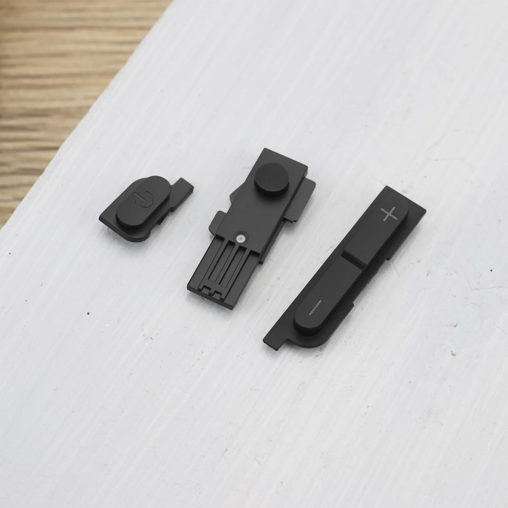 Black Game Console Power Volume Button Card Slot Cover G117070