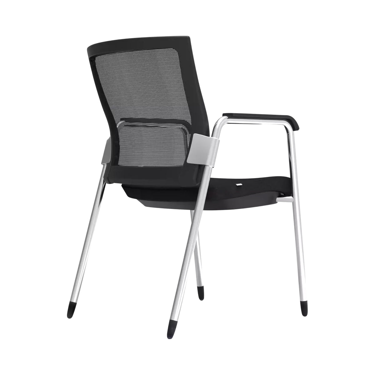 Grey Mesh Stackable Visitor Chair Set of 2 F567377