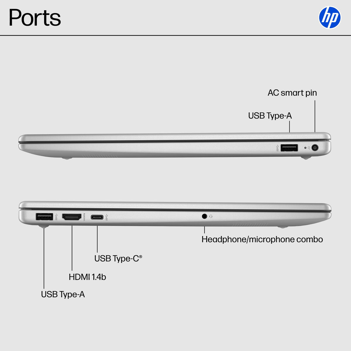 15.6 inch Laptop, AMD Ryzen 7, 8 GB RAM, 512 GB SSD, Natural Silver O516480