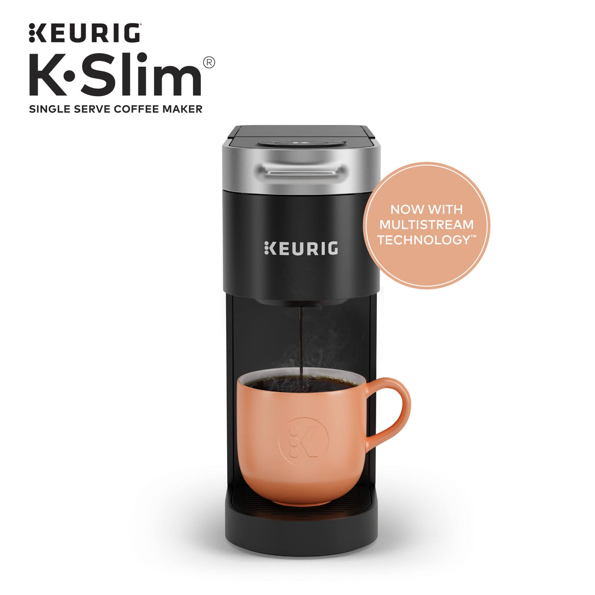 Single Serve K-Cup Pod Coffee Maker with Travel Mug J53650
