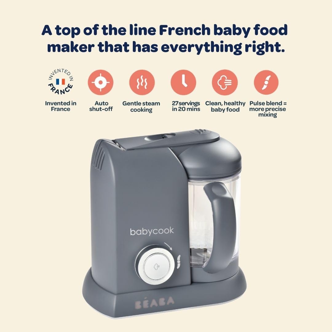 4 in 1 Baby Food Maker, Puree Steamer and Blender B599892