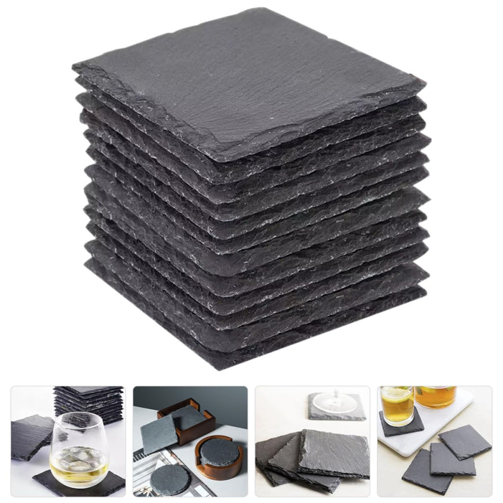 12pcs Natural Stone Table Coasters Z76452