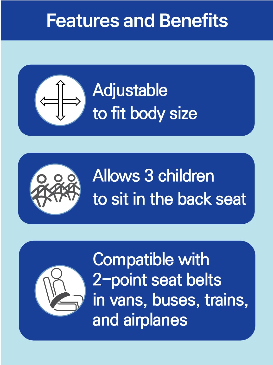 Lightweight Portable Child Restraint Vest N722