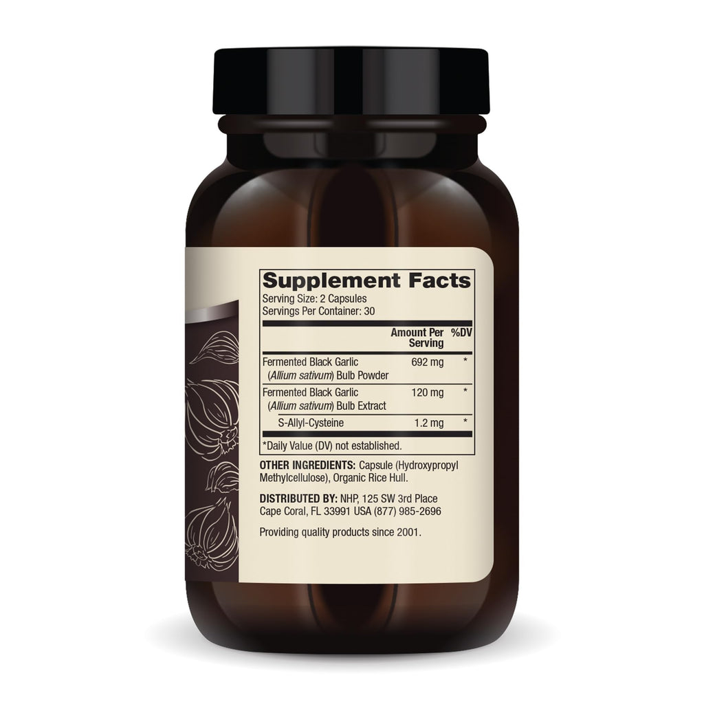 Fermented Black Garlic 60 Capsules I88215