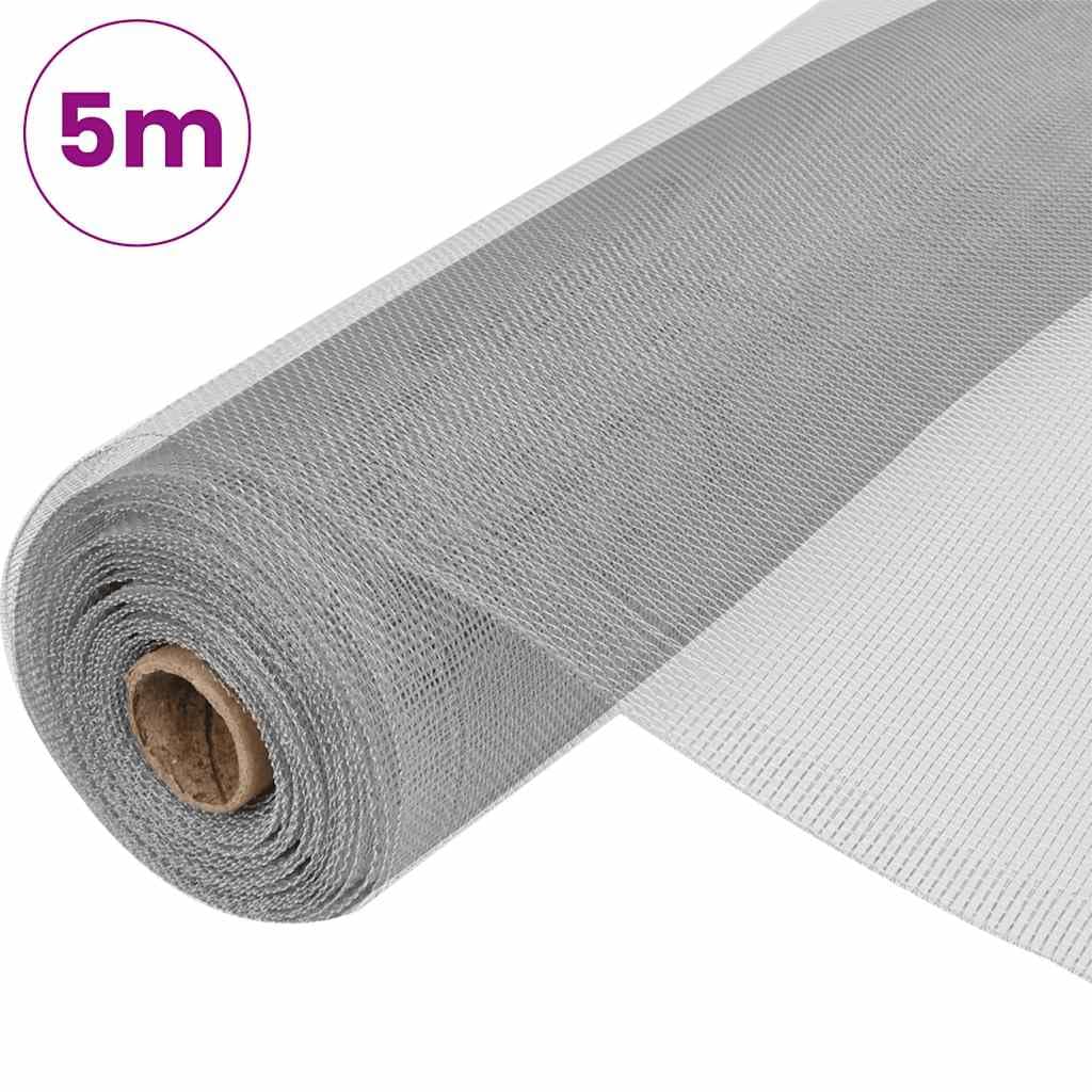 Aluminum Mesh Screen 39.4"x196.9" Silver M667400