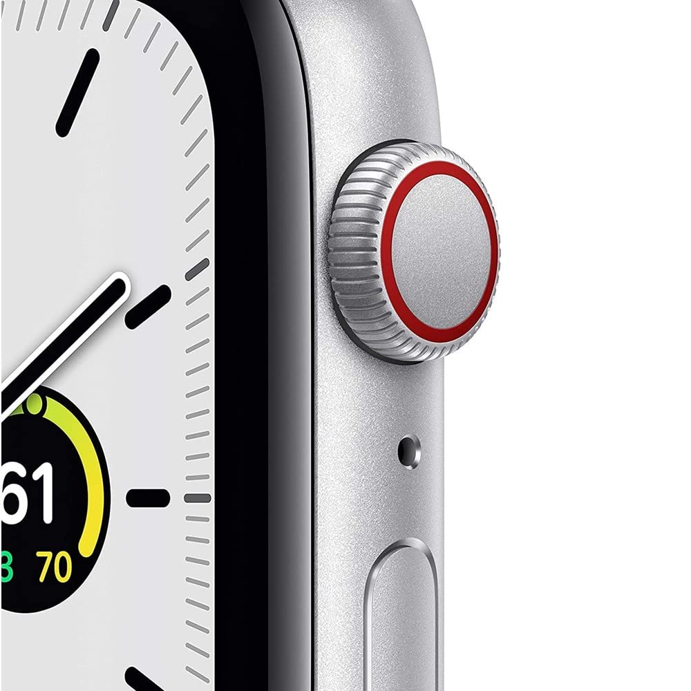 Silver Aluminum Case with White Sport Band 40mm Smartwatch Q317