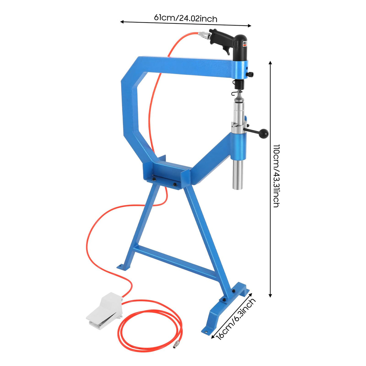 Pneumatic Planishing Hammer with 1" 2" 3" Anvil Q234