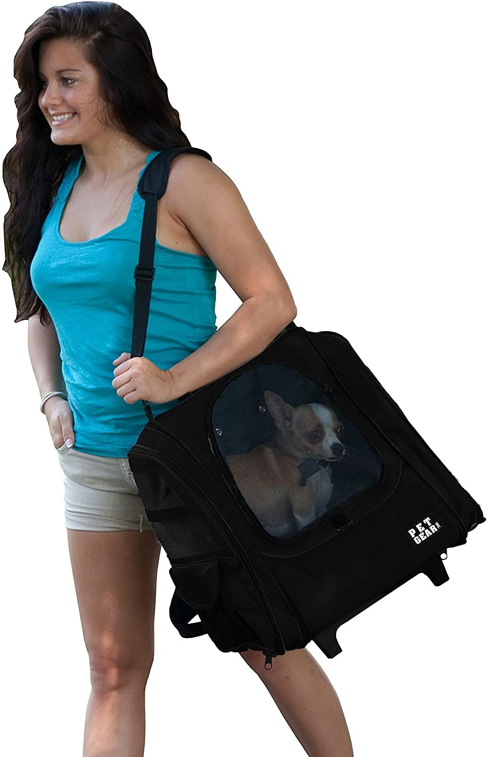 Black Pet Roller Backpack E852556