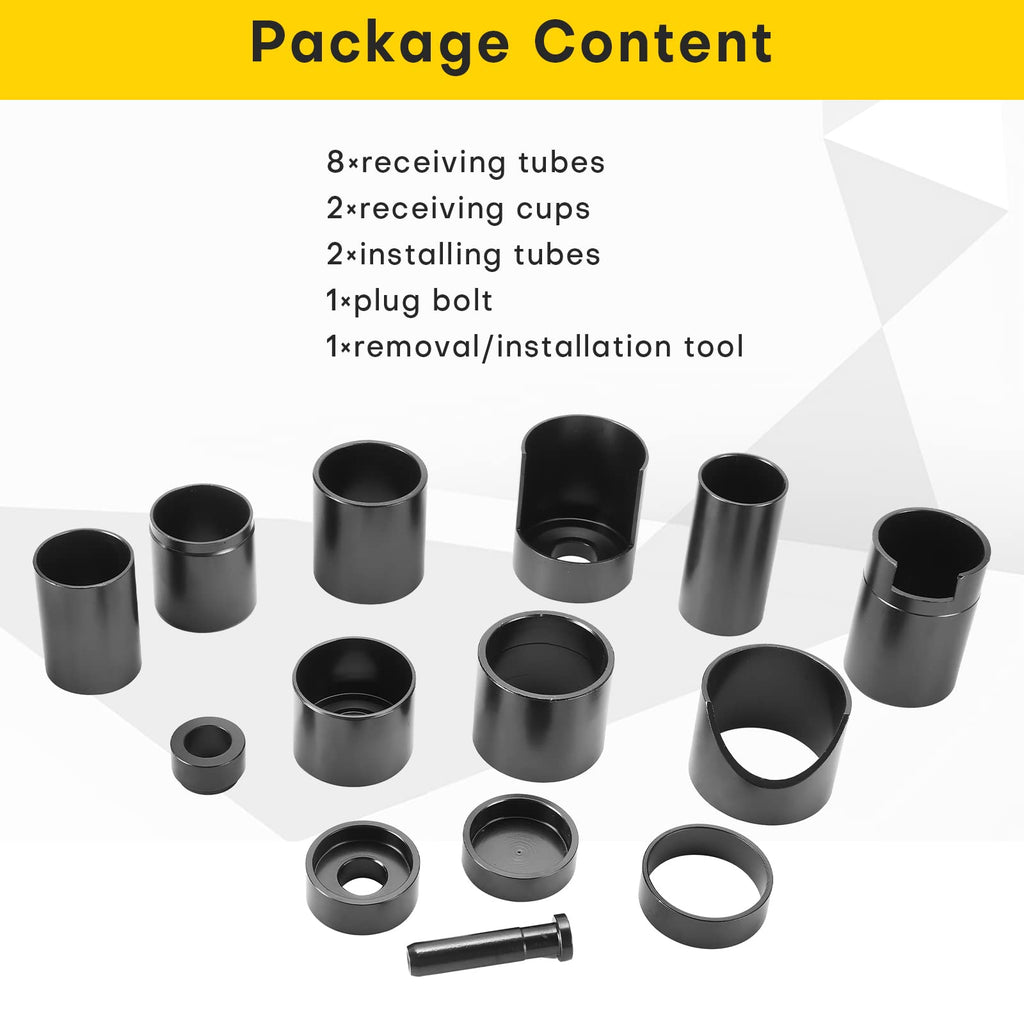 14PCS Ball Joint Remover Installer Adapter Tool Set J710505