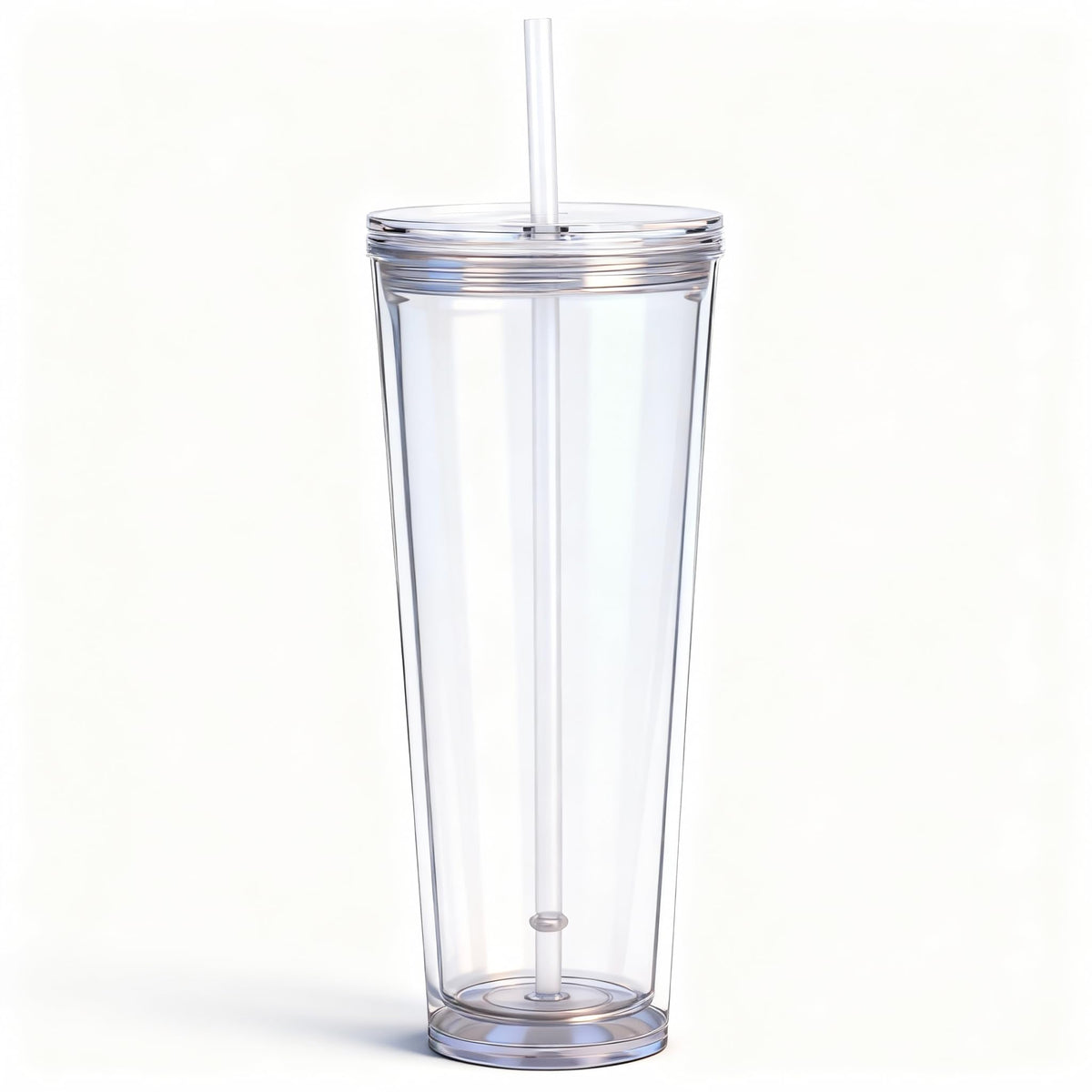 24oz Insulated Tumbler with Lid and Straw D9185
