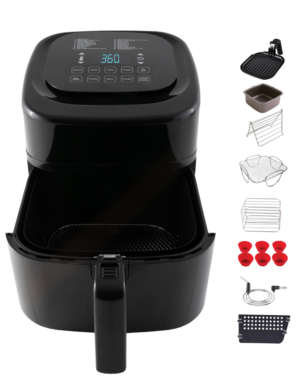 10-in-1 Air Fryer with Smart Probe D891