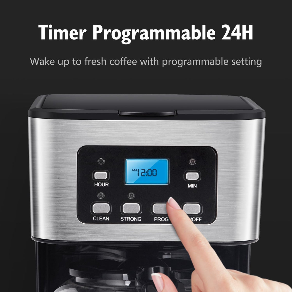 12-Cup Programmable Coffee Maker K61648
