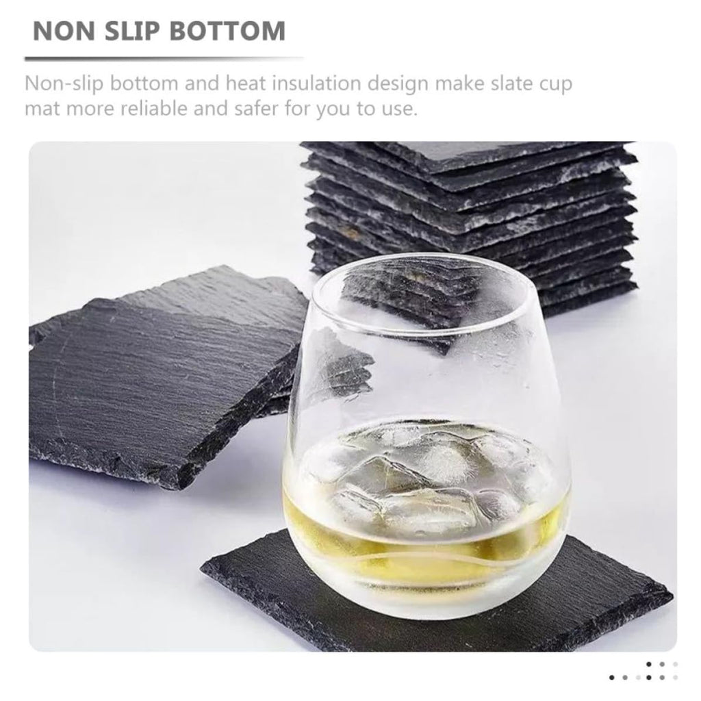 12pcs Natural Stone Table Coasters Z76452