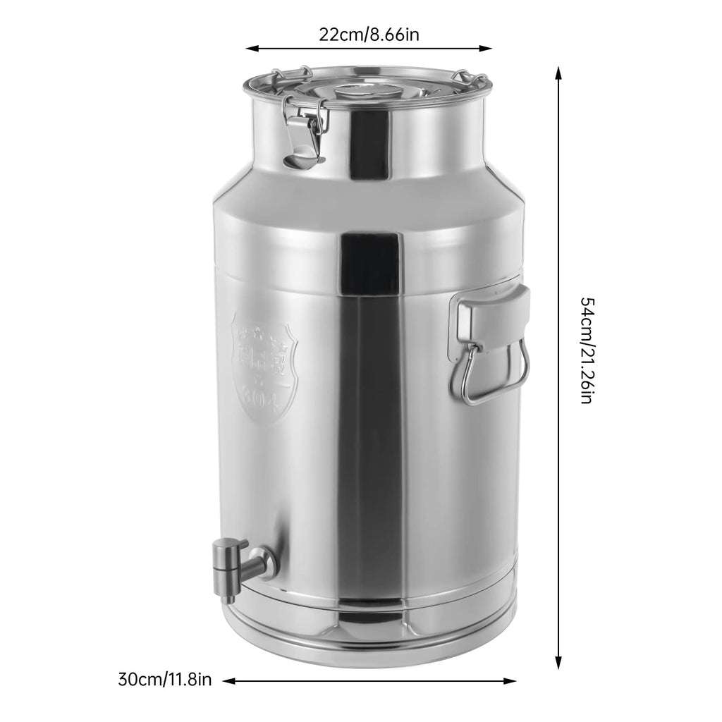 35L Stainless Steel Milk Can with Faucet B160