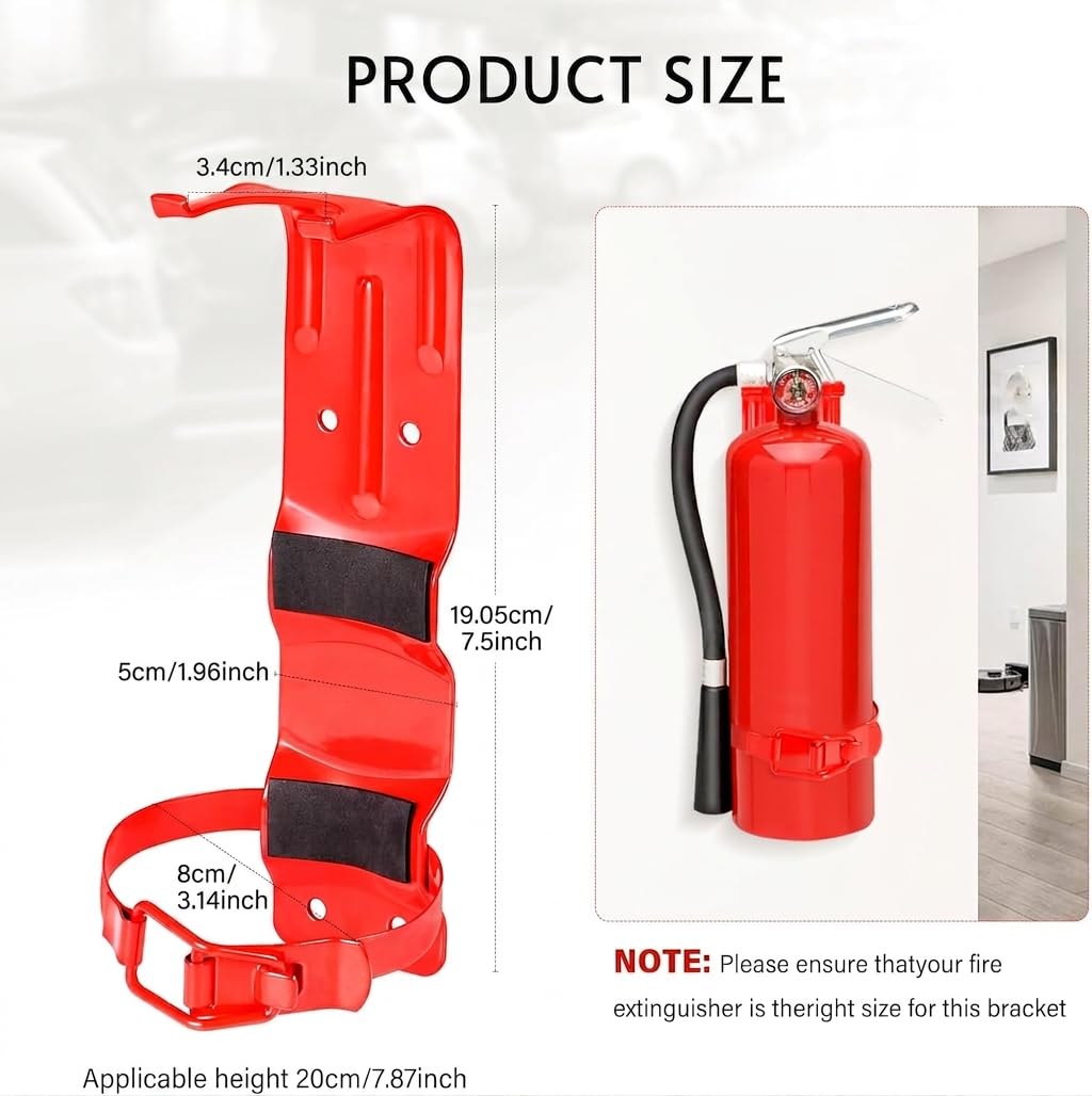 2.5LB Fire Extinguisher Mount Bracket Wall Mount J832386