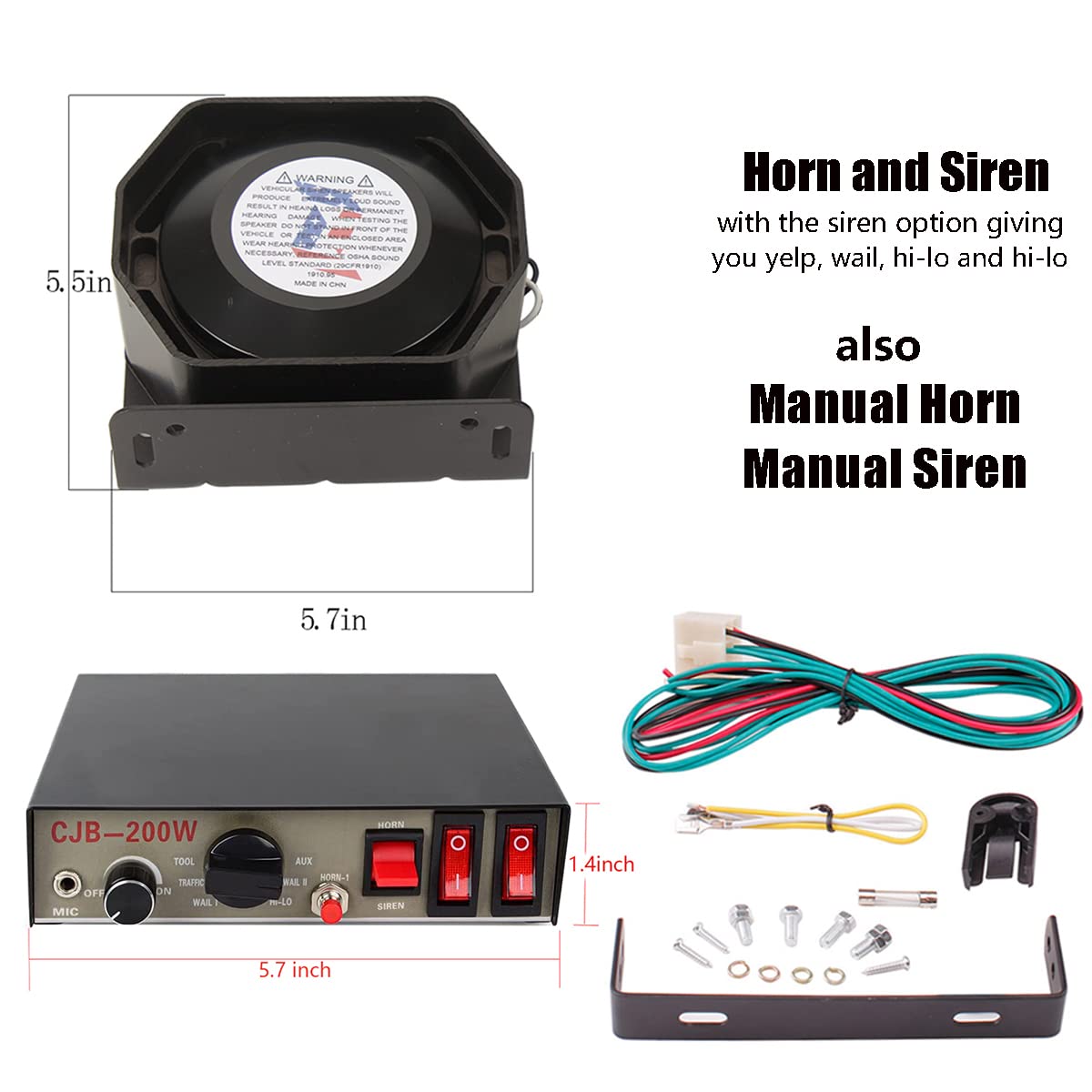 PA Speaker with Mic 12V F17538