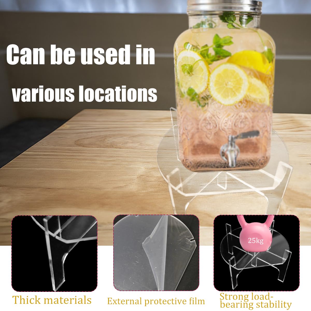 Acrylic Beverage Dispenser Stand O21181