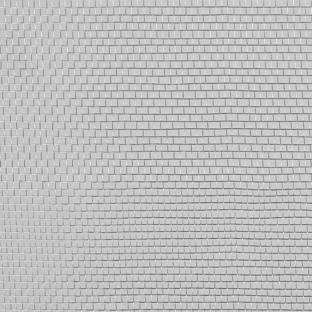 Aluminum Mesh Screen 39.4"x196.9" Silver M667400