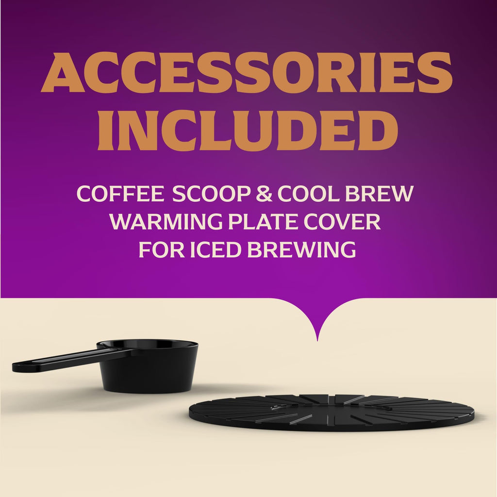 12 Cup Coffee Maker with Decaf and Iced Coffee Settings H692084