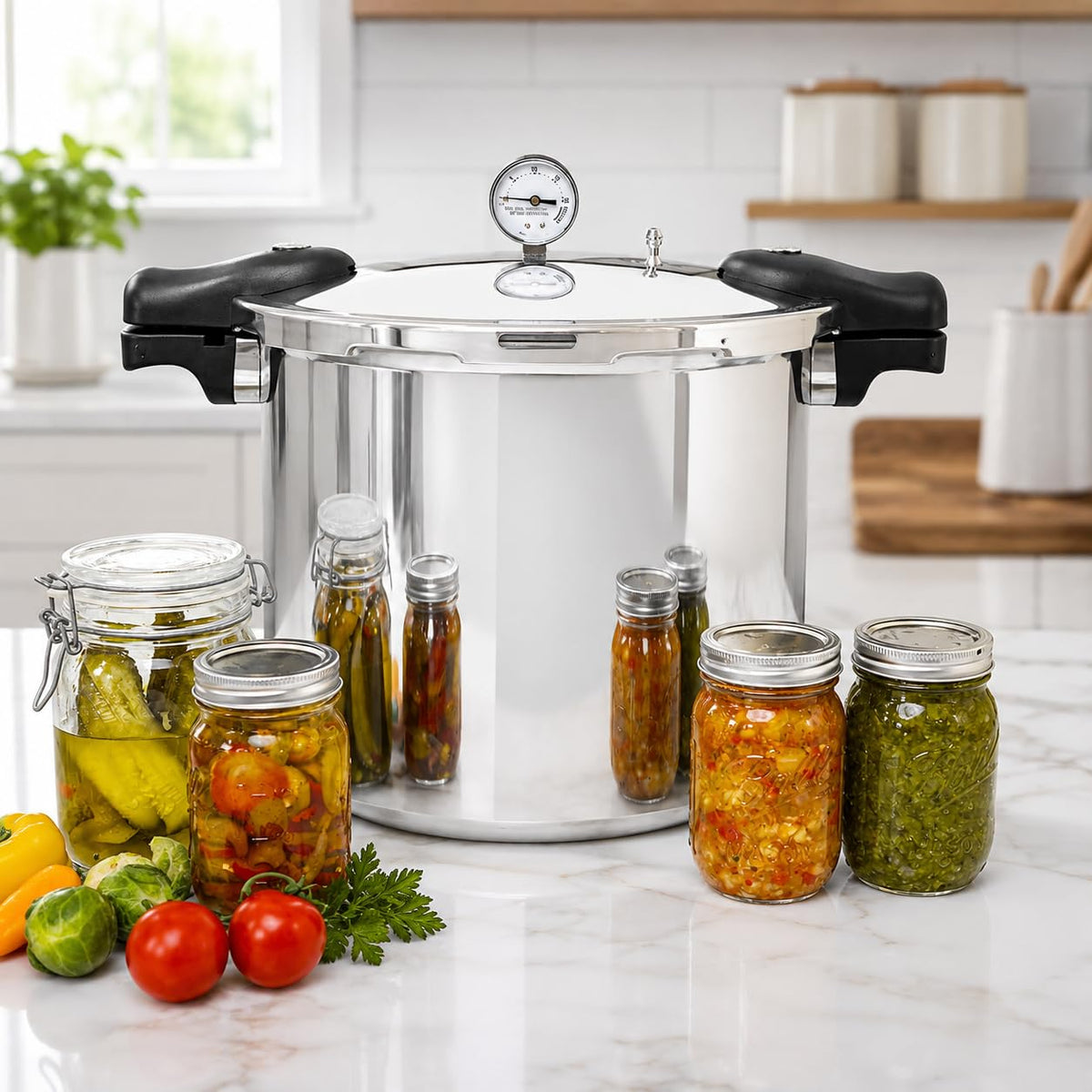 Aluminum Pressure Canner 22 Quarts P1351