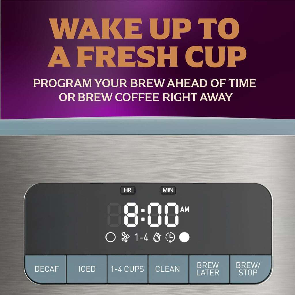 12 Cup Coffee Maker with Decaf and Iced Coffee Settings H692084