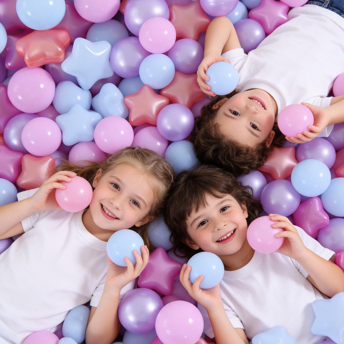 100 200 500 Pack Phthalate & BPA Free Plastic Ball Pit Balls M7885