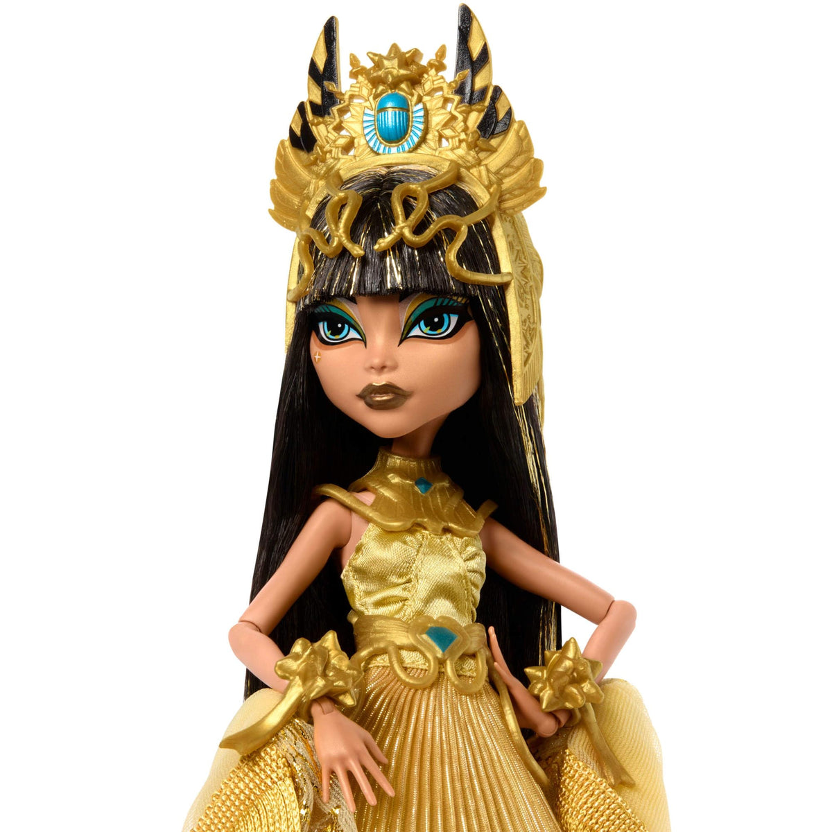 Collectible Doll in Golden Gown with Fringe Shawl G84559