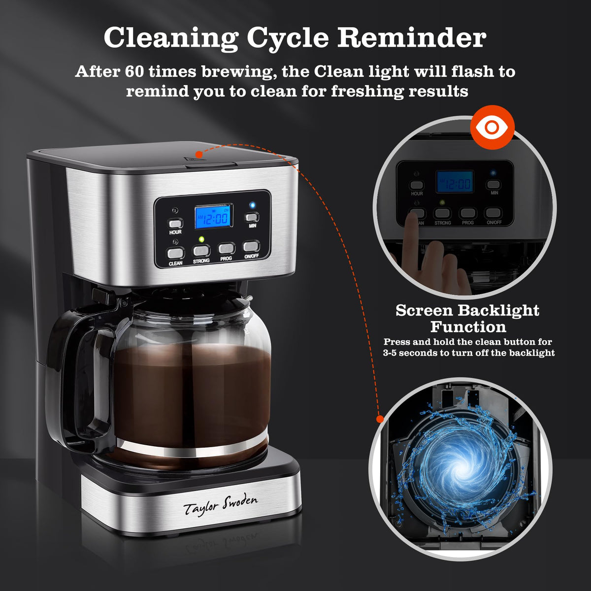 12-Cup Programmable Coffee Maker K61648