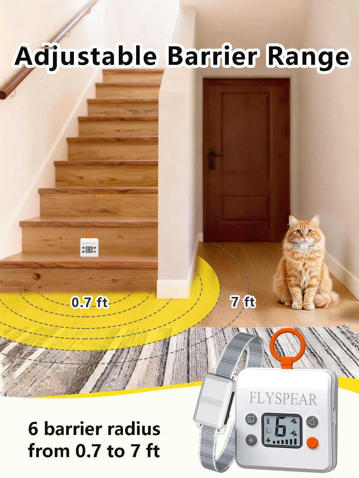 White Receiver Collar U65809