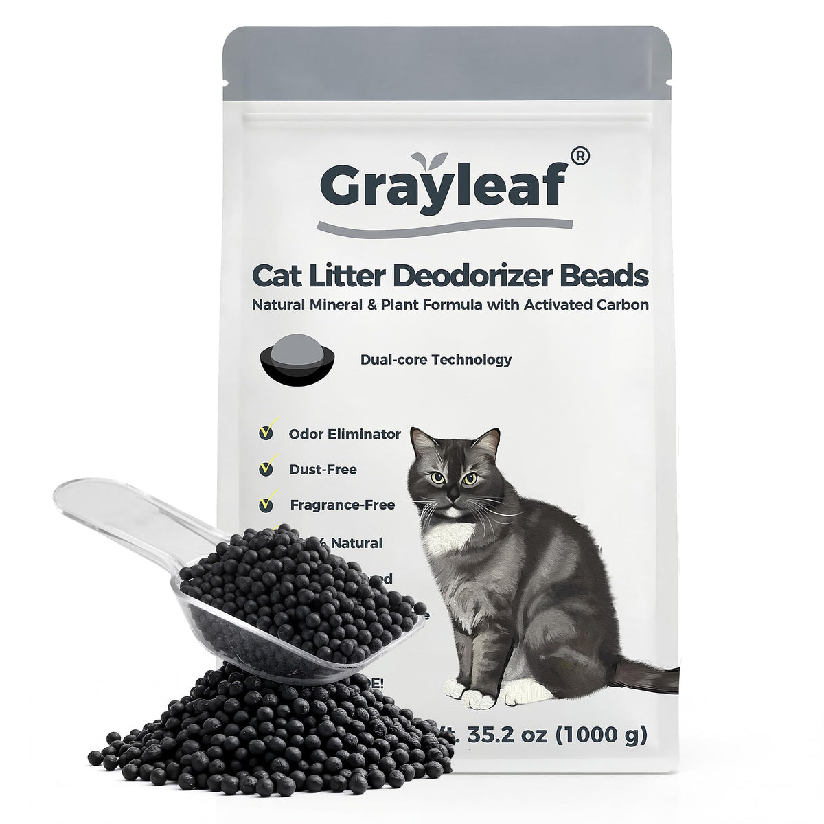 Unscented Cat Litter Deodorizer 35.2oz W5715