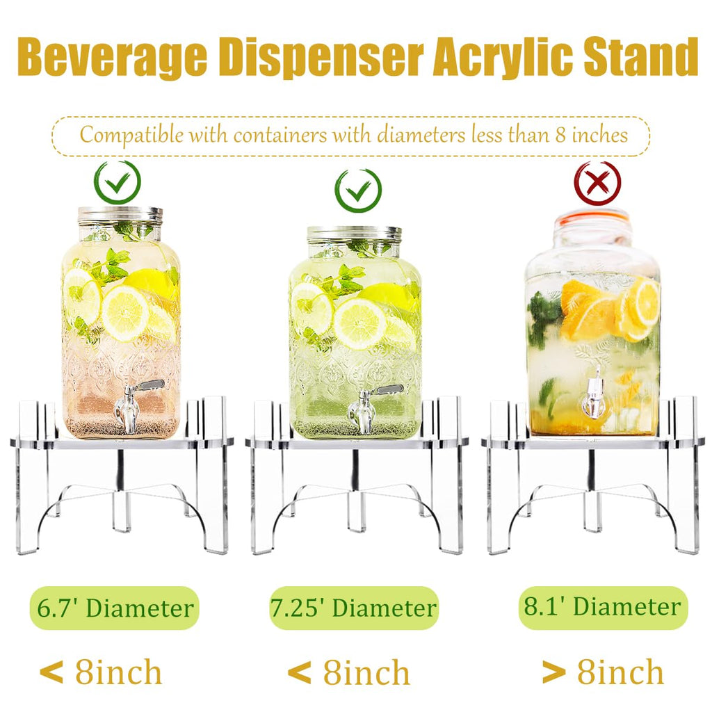 Acrylic Beverage Dispenser Stand O21181