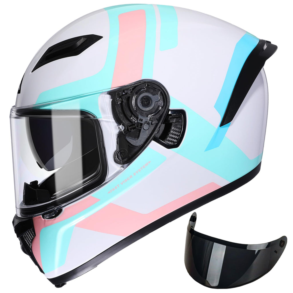 Full Face Motorcycle Helmet Dual Visor Q253468