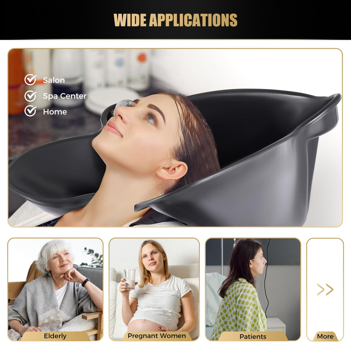 Portable Shampoo Bowl with Electric Pump R44272
