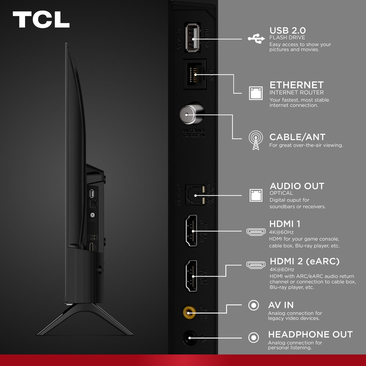 32-Inch QLED Roku Smart TV C16550